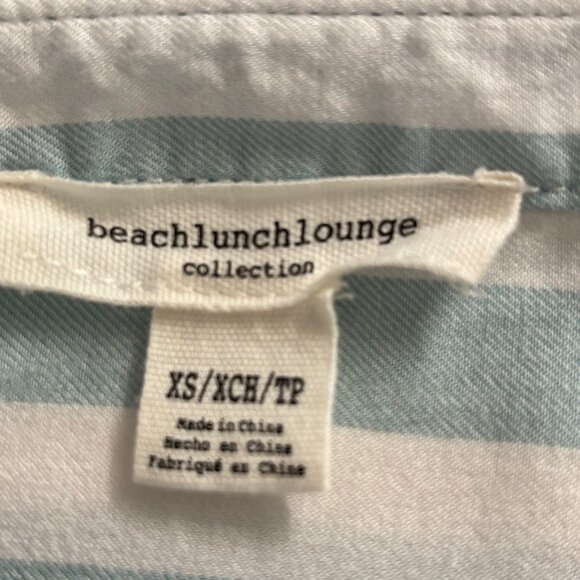 beachlunchlounge Teal & White Striped Top Size XS Bundle & SAVE 30% off 2 - Picture 4 of 5